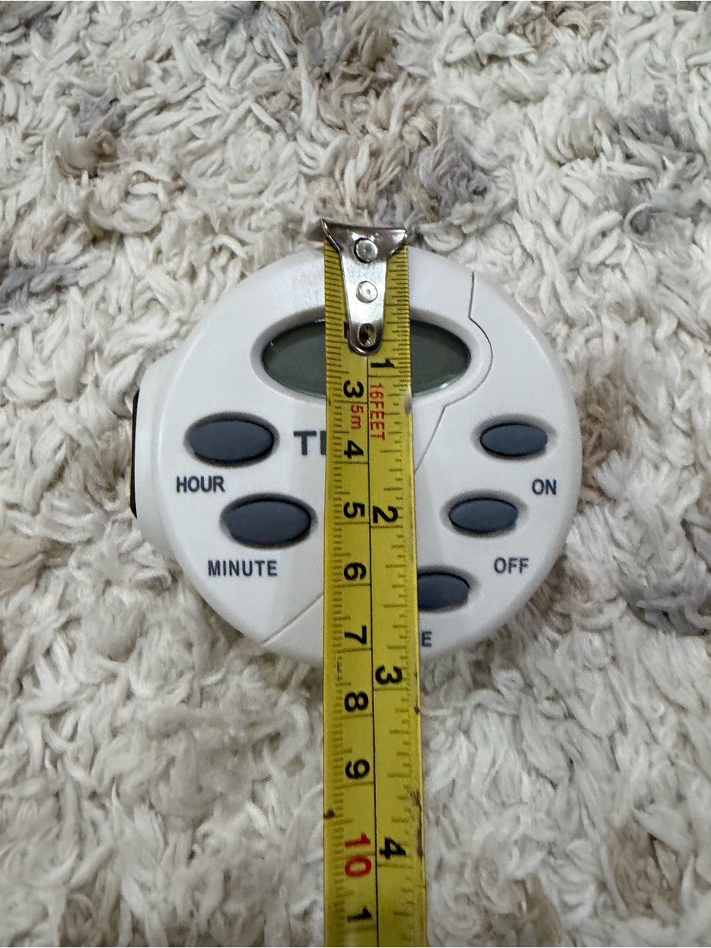 Timex White Digital Plug-In Timer* - Picture 5 of 6